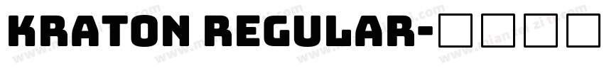 kraton Regular字体转换